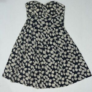 Floral Strapless Dress